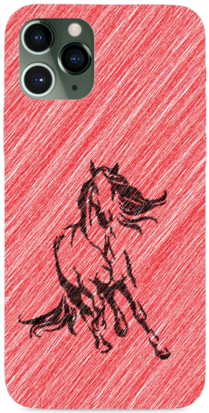 Ceruzarajz (ló) - piros