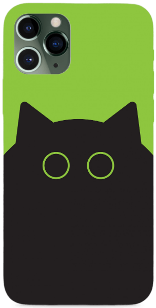 Fekete macska (zöld)