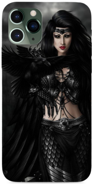 Női harcos madárral