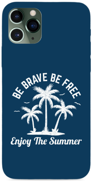 Be brave, be free - kék