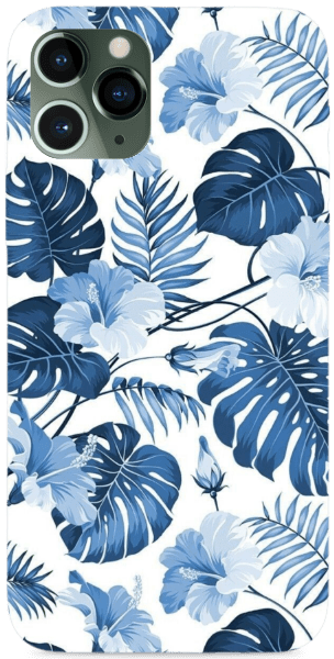 Kék trópusi virágok