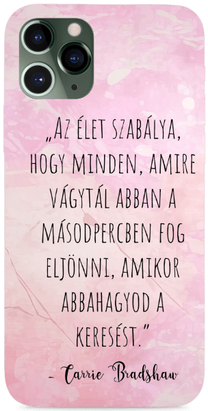 Az élet szabálya, Carrie idézet, Szex és New York