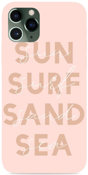 Sun, surf, sand, sea