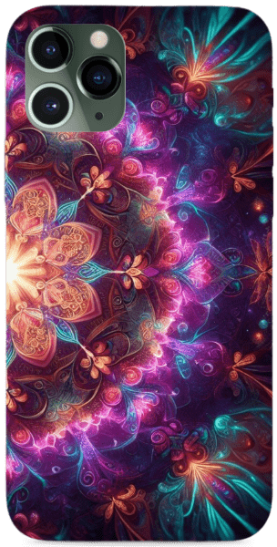 Indiai mintás világító mandala