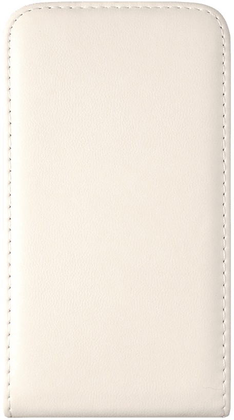 Huawei Y6 II Compact lenyíló flipes bőrtok fehér