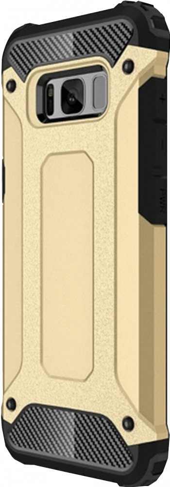 Samsung Galaxy S8 (G950) ütésálló tok légpárnás sarkas, hibrid Forcell Armor arany