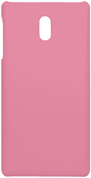 Nokia 3 kemény hátlap gumírozott rózsaszín