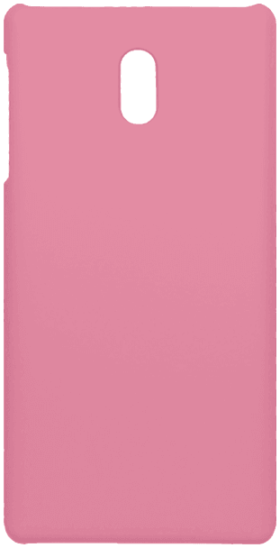 Nokia 3 Dual kemény hátlap gumírozott rózsaszín
