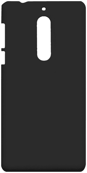 Nokia 5 kemény hátlap gumírozott fekete -- 20999