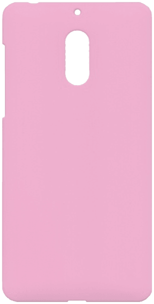 Nokia 6 kemény hátlap gumírozott rózsaszín