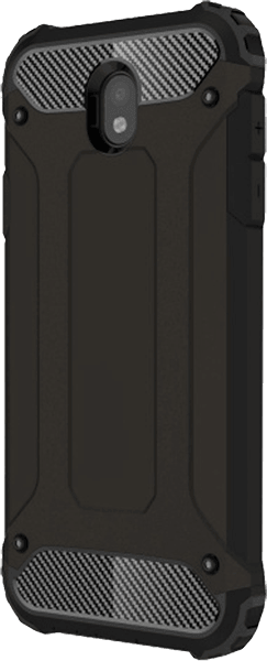 Samsung Galaxy J7 2017 (J730) ütésálló tok légpárnás sarkas, hibrid Forcell Armor fekete
