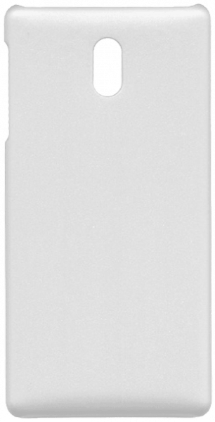 Nokia 3 kemény hátlap gumírozott fehér