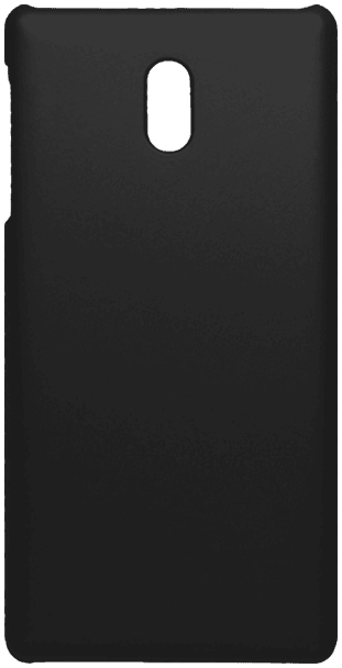 Nokia 3 kemény hátlap gumírozott fekete