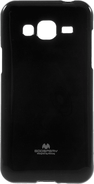 Samsung Galaxy J3 2016 (J320) szilikon tok csillámporos fekete
