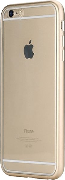 Apple iPhone 6 Plus alumínium hátlap gyári ROCKPHONE átlátszó arany