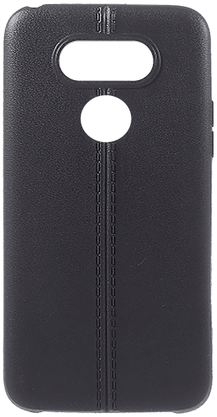 LG G5 SE (H840) szilikon tok bőrhatású fekete