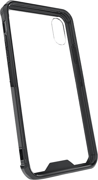 Apple iPhone X bumper szilikon keret fekete