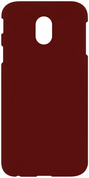 Samsung Galaxy J3 2017 (J330) kemény hátlap gumírozott piros