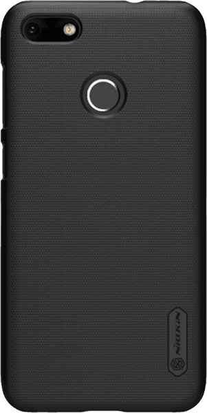 Huawei P9 Lite Mini kemény hátlap gyári NILLKIN gumírozott-érdes felületű fekete