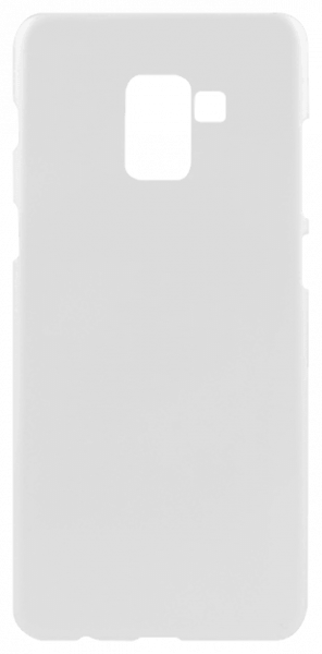 Samsung Galaxy A8 Plus 2018 Dual (A730) kemény hátlap gumírozott fehér