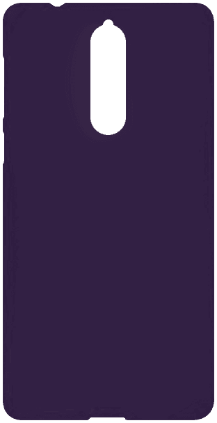 Nokia 8 kemény hátlap gumírozott lila