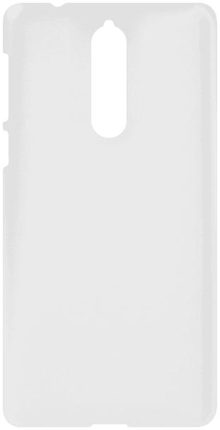 Nokia 8 Dual kemény hátlap gumírozott fehér