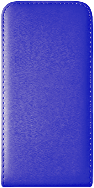 Huawei Y5 II lenyíló flipes bőrtok kék