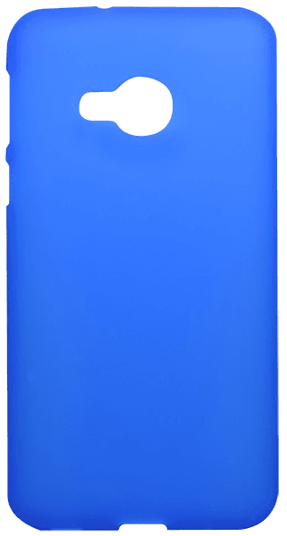 HTC U Play Dual szilikon tok matt-fényes keret kék