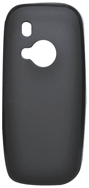 Nokia 3310 2017 szilikon tok fényes keret fekete