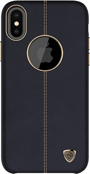 Apple iPhone XS kemény hátlap gyári NILLKIN logó kihagyós fekete