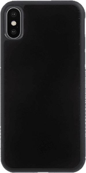 Apple iPhone X kemény hátlap szilikon belső fekete
