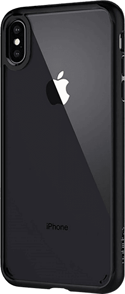 Apple iPhone XS Max kemény hátlap gyári SGP ULTRA HYBRID légpárnás sarok fekete