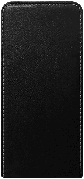 Samsung Galaxy J4 Plus (J415F) lenyíló flipes bőrtok fekete