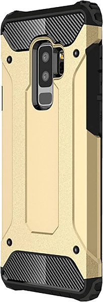 Samsung Galaxy S9 Plus (G965) ütésálló tok légpárnás sarkas, hibrid Forcell Armor arany