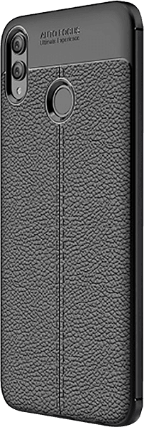 Huawei Honor 8X (View 10 Lite) szilikon tok varrás mintás fekete