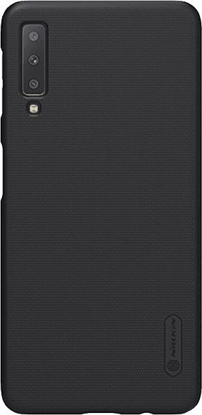 Samsung Galaxy A7 2018 (SM-A750F) kemény hátlap gyári NILLKIN gumírozott-érdes felületű fekete