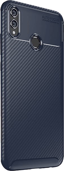 Huawei Honor 8X (View 10 Lite) szilikon tok légpárnás sarok sötétkék