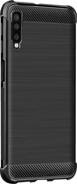 Samsung Galaxy A7 2018 (SM-A750F) ütésálló tok gyári IMAK légpárnás sarok fekete