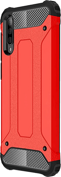 Samsung Galaxy A50 (SM-505) ütésálló tok légpárnás sarkas, hibrid Forcell Armor piros