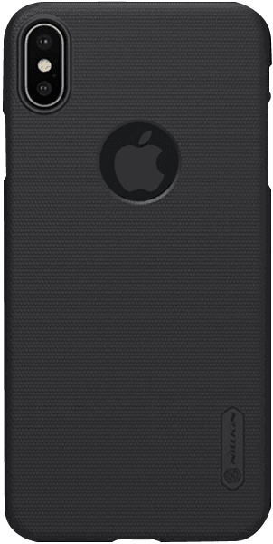 Apple iPhone XS Max kemény hátlap gyári NILLKIN termék logó kihagyós fekete