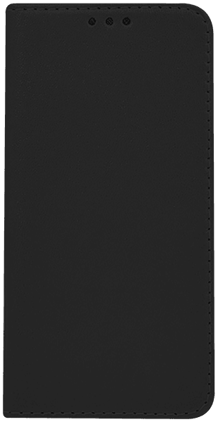 Huawei Y6 2019 oldalra nyíló flipes bőrtok asztali tartó funkciós fekete