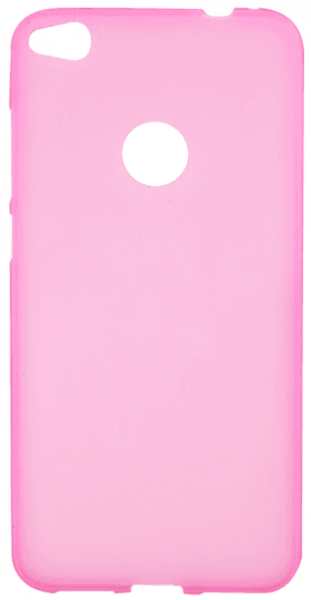 Huawei P8 Lite 2017 szilikon tok fényes keret rózsaszín