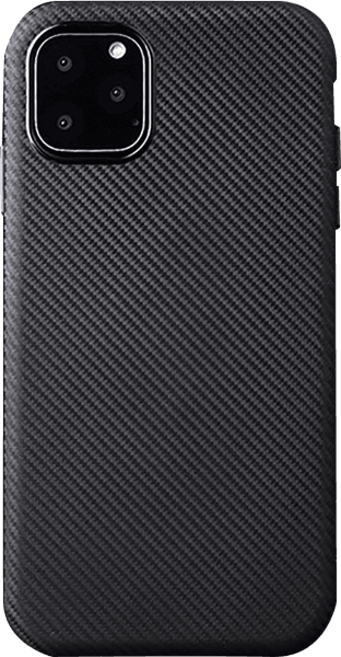 Apple iPhone 11 Pro szilikon tok karbon mintás fekete
