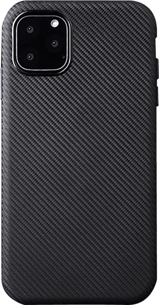 Apple iPhone 11 Pro szilikon tok karbon mintás fekete