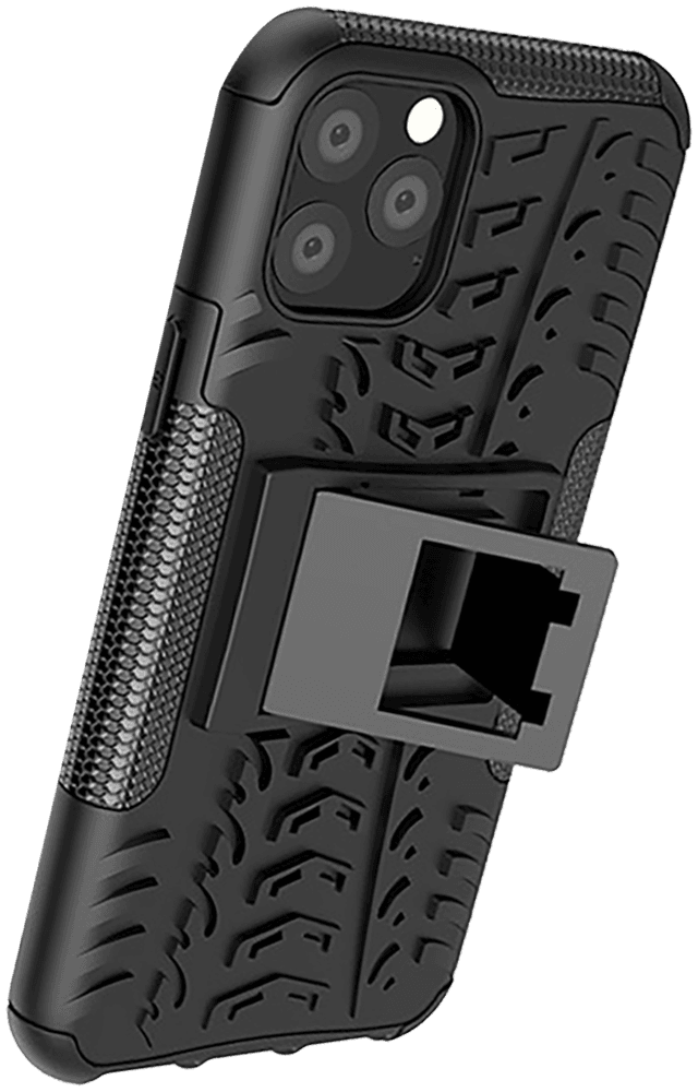 Apple iPhone 11 Pro ütésálló tok kitámasztó fekete