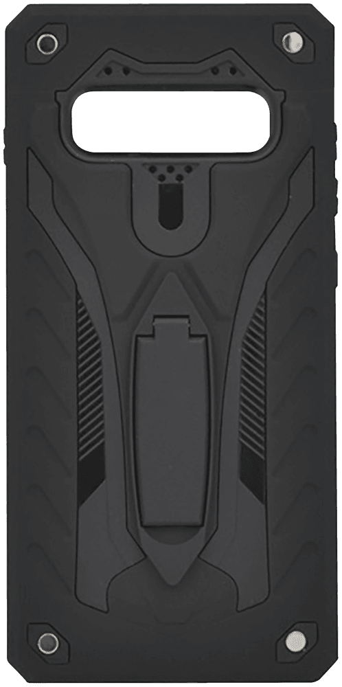 Samsung Galaxy S10 Plus (SM-G975) ütésálló tok kitámasztó fekete