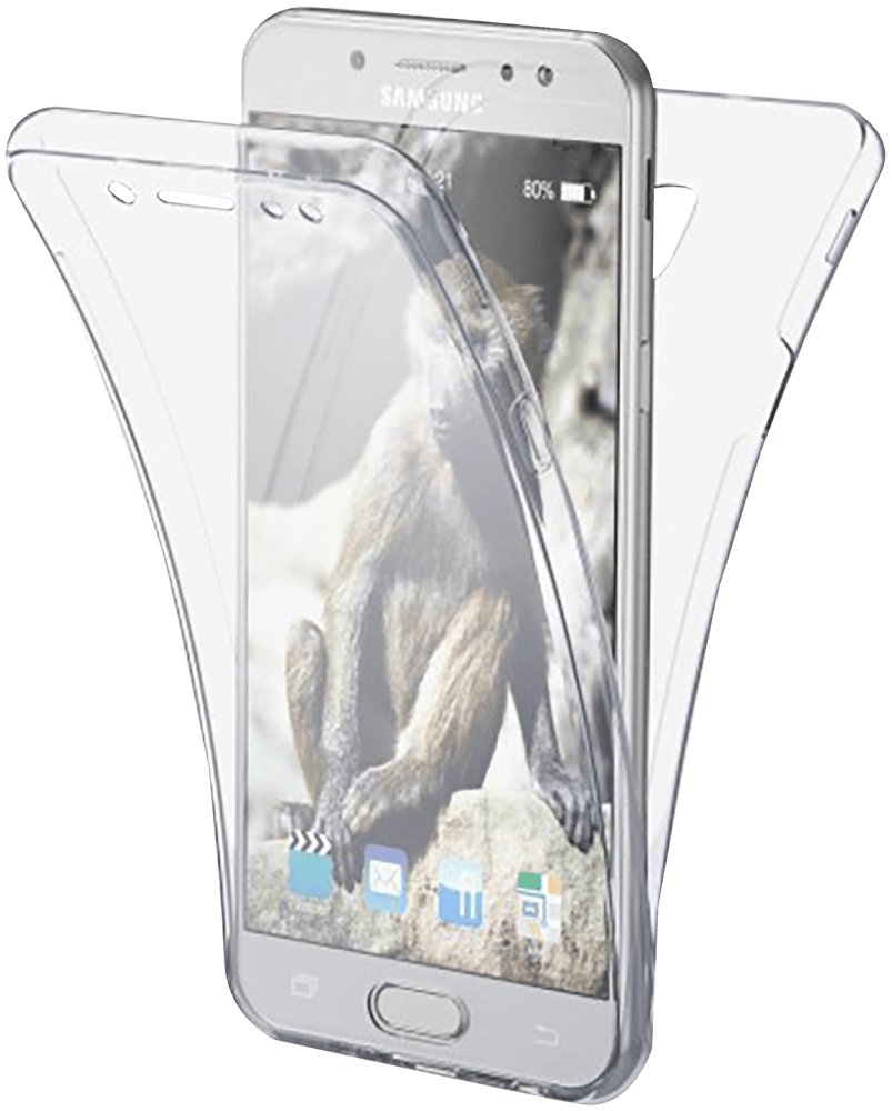 Samsung Galaxy J3 2017 (J330) szilikon tok 360 ° védelem átlátszó