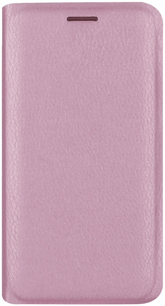 Samsung Galaxy J1 2016 (J120) oldalra nyíló flipes bőrtok rózsaszín