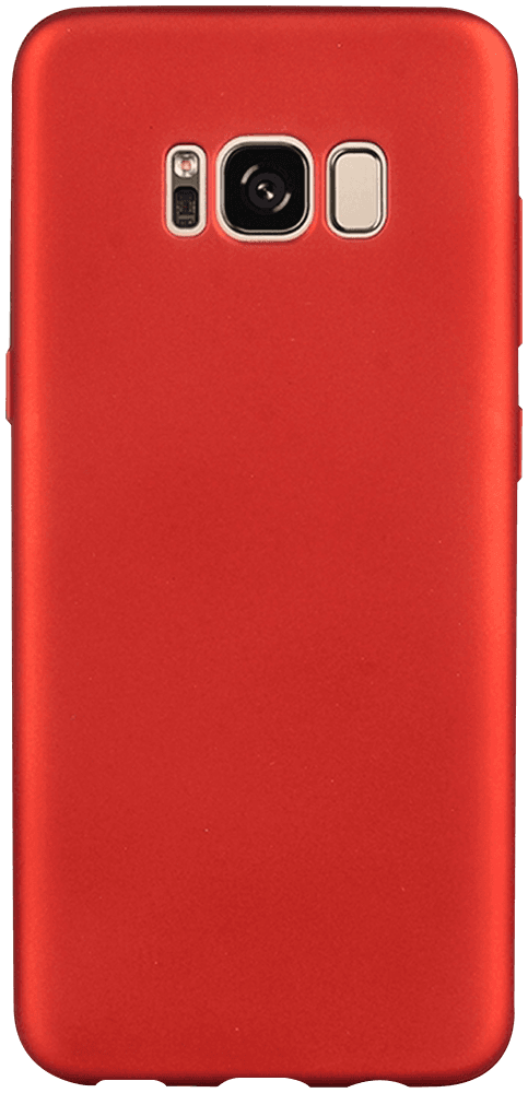 Samsung Galaxy S8 (G950) szilikon tok fényes piros