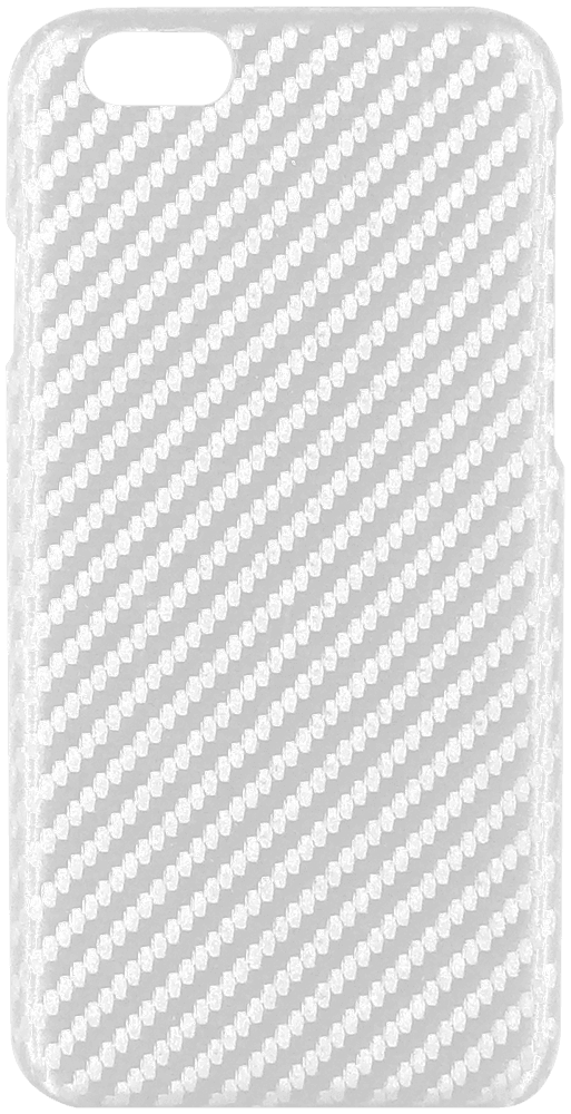 Apple iPhone 6S Plus kemény hátlap karbon mintás fehér